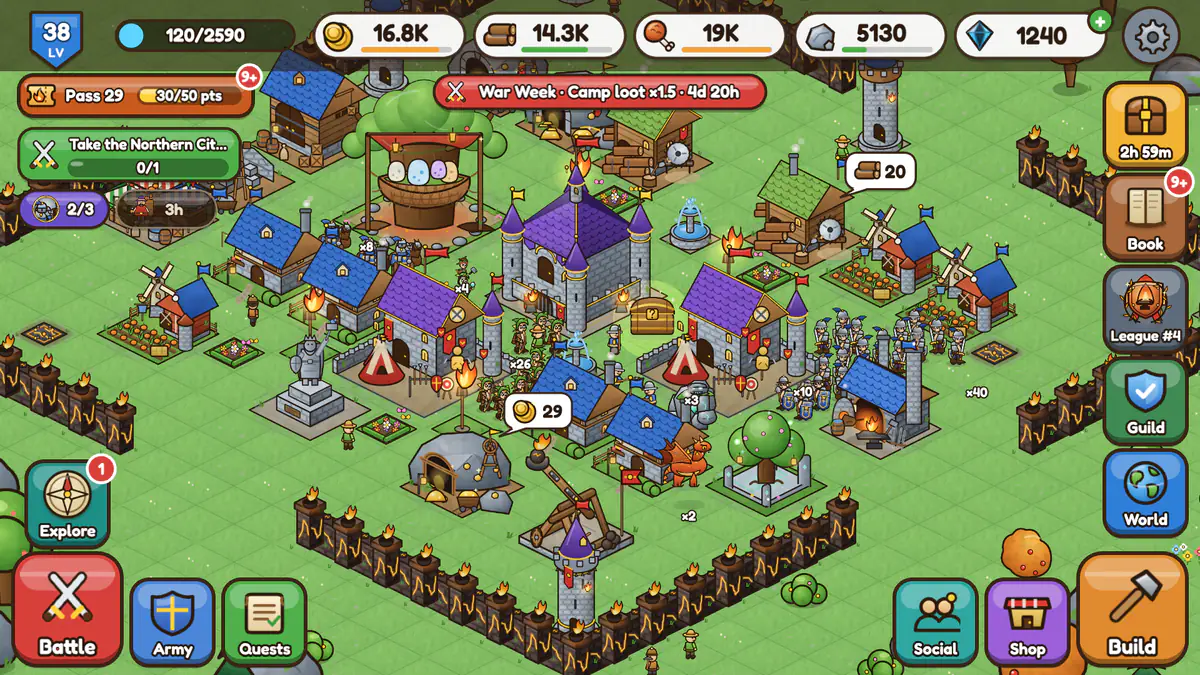 Screenshot: Build your kingdom